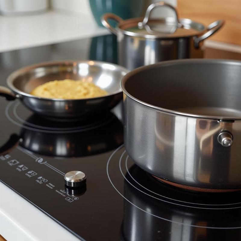 Bếp từ ph&aacute;t ra tiếng k&ecirc;u do nồi chảo kh&ocirc;ng ph&ugrave; hợp với bề mặt bếp từ