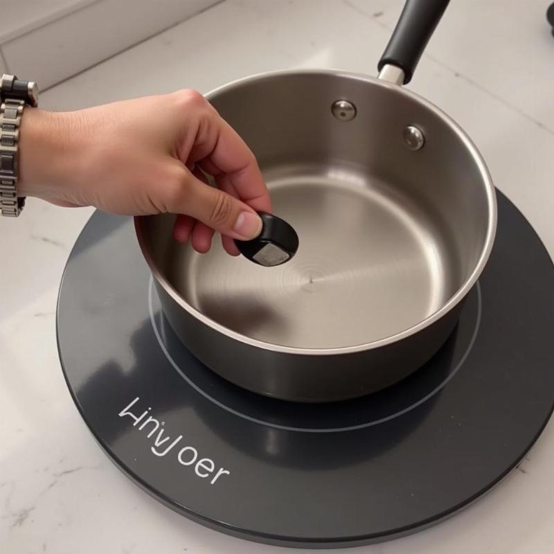 Kiểm tra nồi d&ugrave;ng cho bếp từ