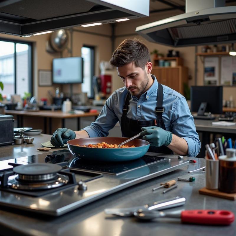 Sửa chữa bếp từ Ariston ngo&agrave;i bảo h&agrave;nh